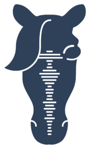 The logo of Dudley Editions in the brand's navy colour